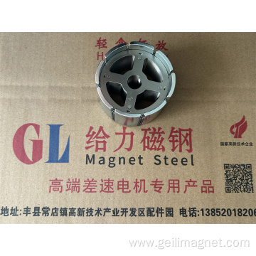 3-wheeled electric tricycle arc motor magnet